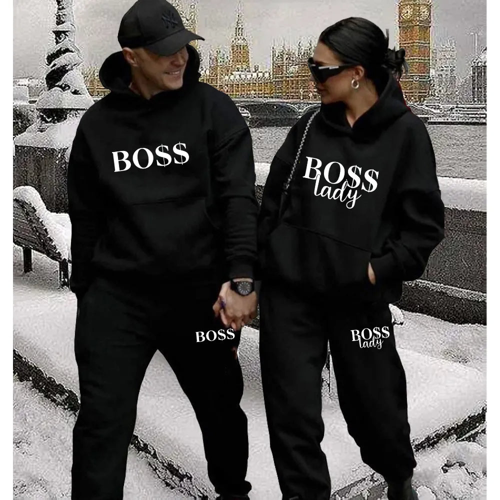 Boss & Boss Lady Couple Sweatsuits (Hoodies & Sweatpants)
