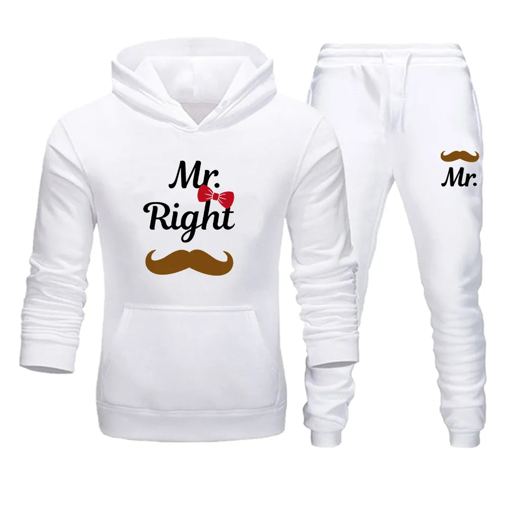 Mr Right & Mrs Always Right Couple Tracksuits