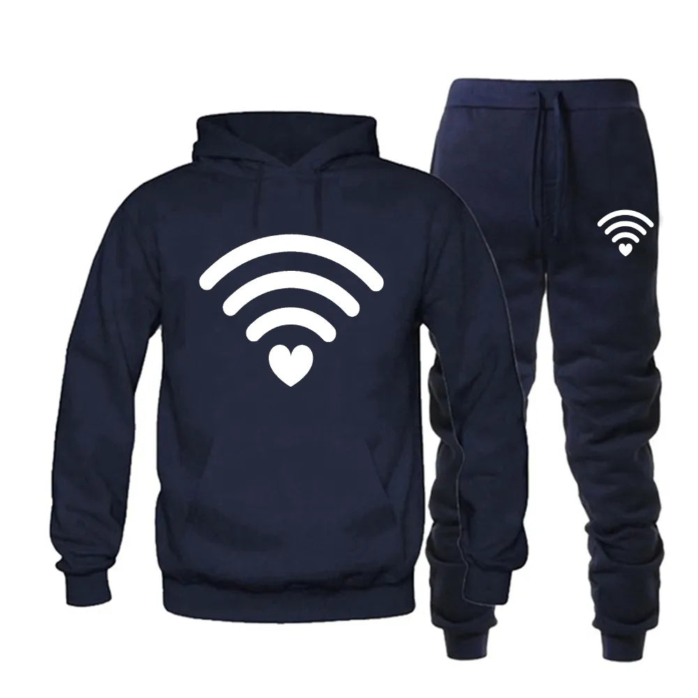 Lover Wifi Cute Matching Couple Sweatsuits