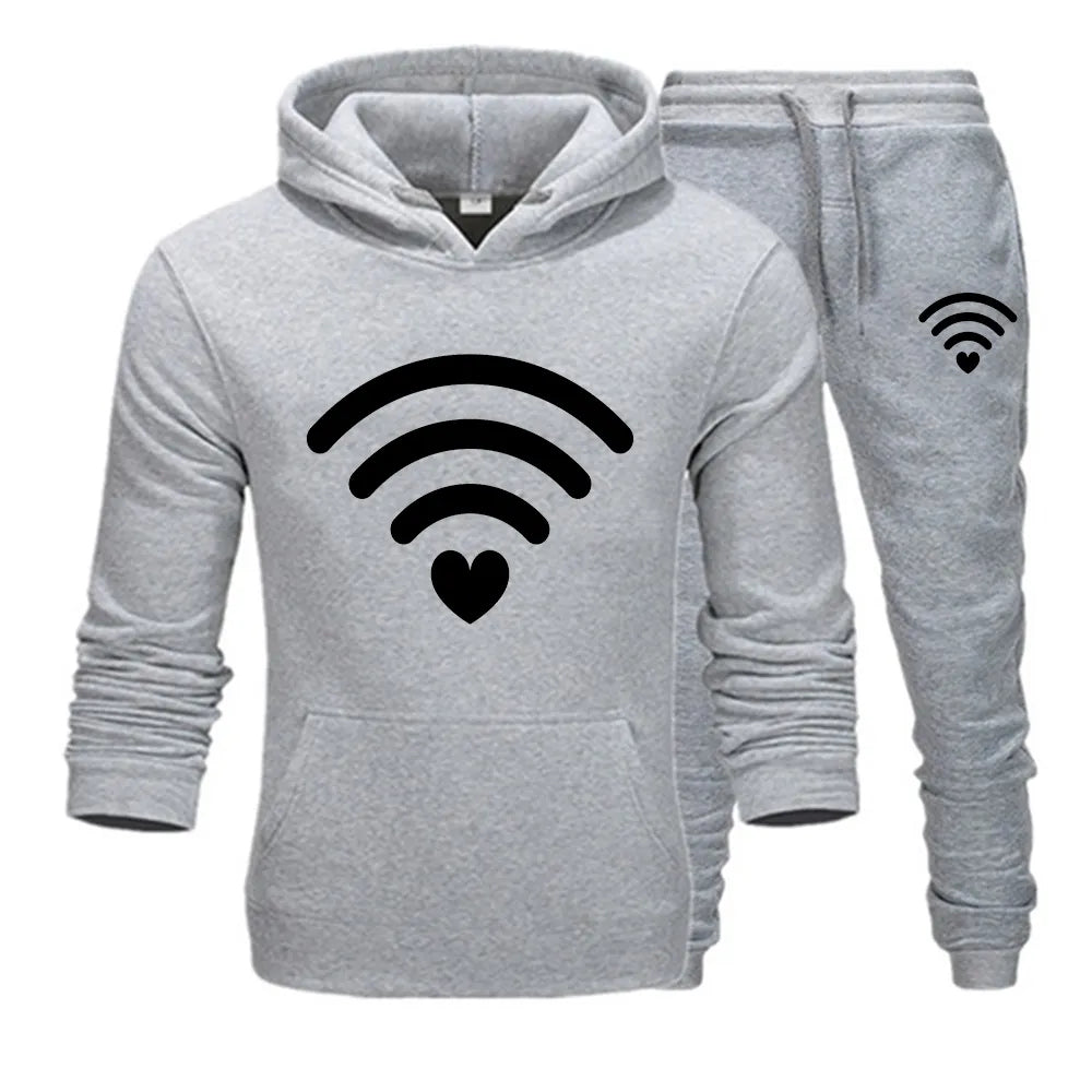 Lover Wifi Cute Matching Couple Sweatsuits