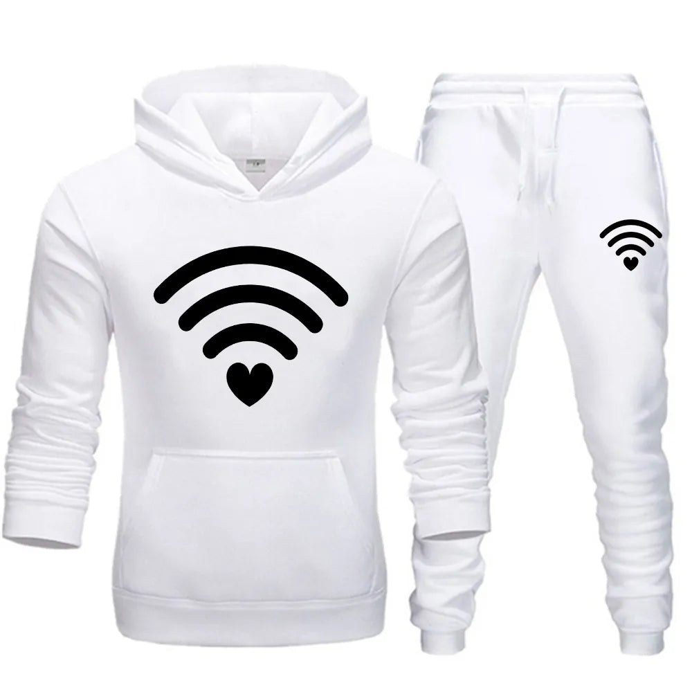 Lover Wifi Cute Matching Couple Sweatsuits