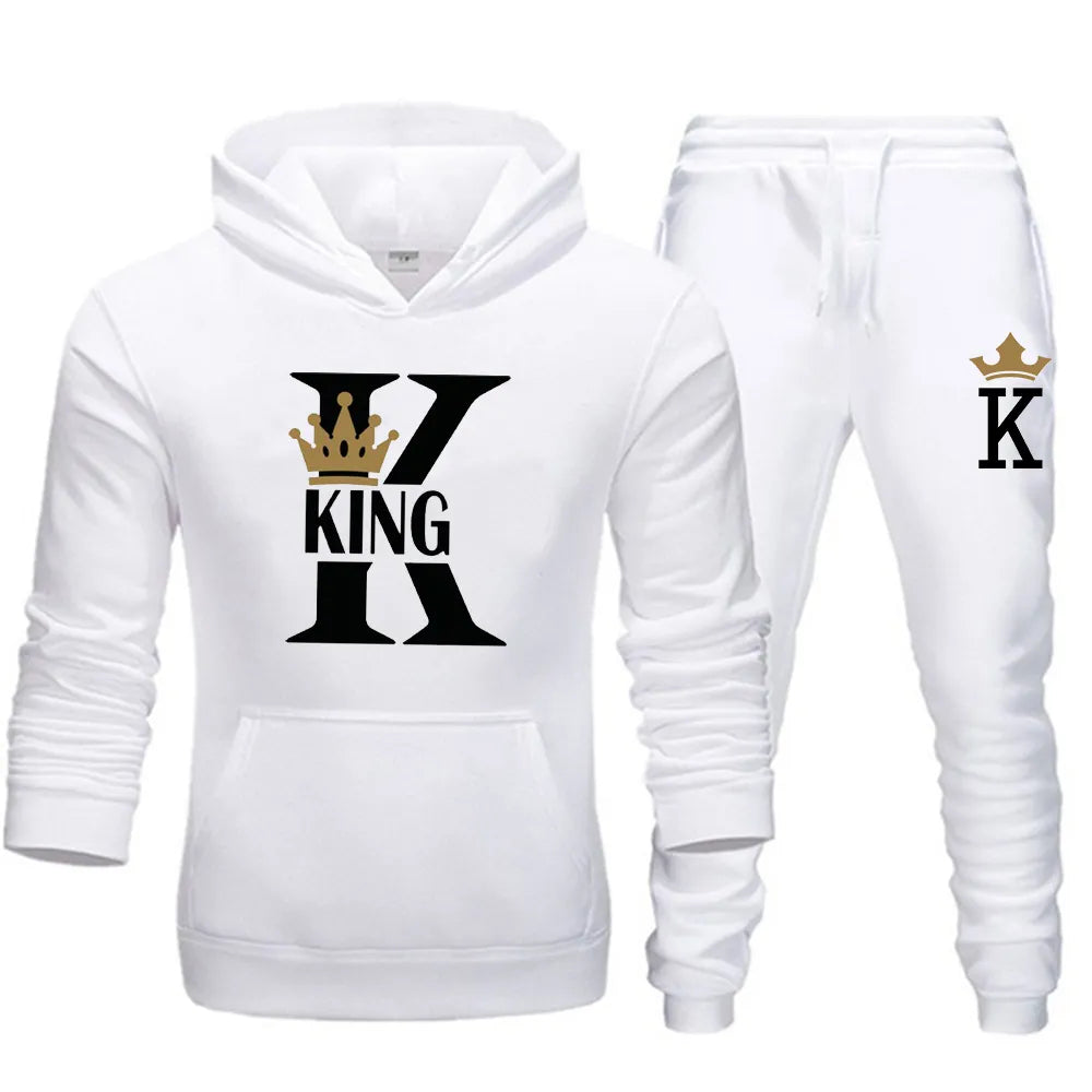 K&Q King & Queen Couple Matching Tracksuits
