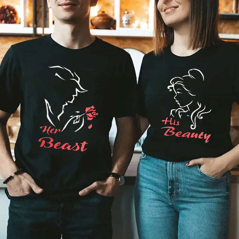 His Beauty Her Beast Couple Shirts