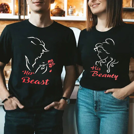 His Beauty Her Beast Couple Shirts