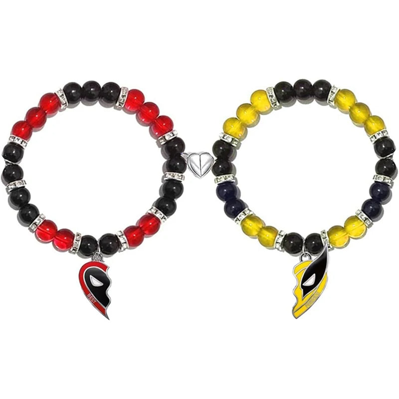 Deadpool & Wolverines Couple Bracelets