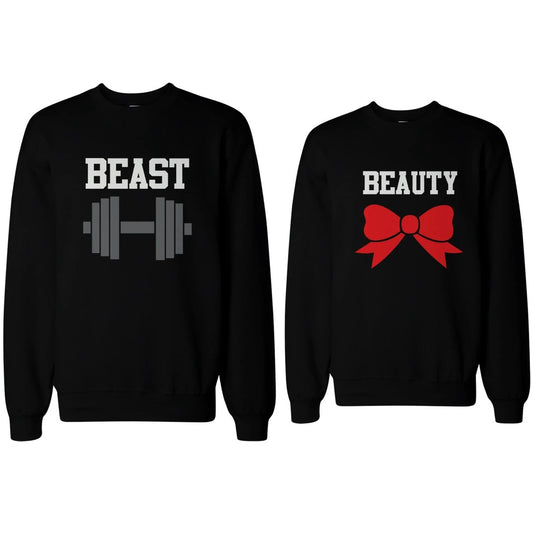 Beauty & Beast Couple Sweatshirts