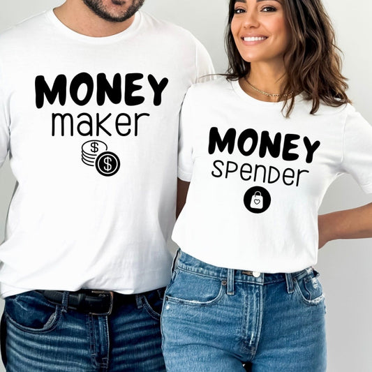 Money Maker Funny Couple Shirts
