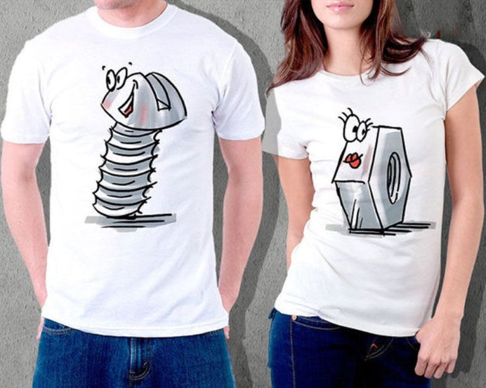 Screw Funny T-shirts for Couple