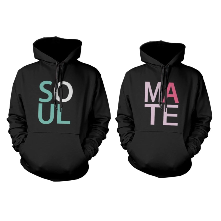 Soul Mate Cute Matching Couple Hoodies