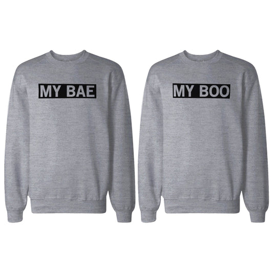 My Bae My Boo Couple Matching Sweatshirts