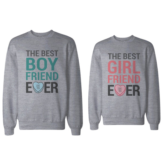 The Best Boyfriend Girlfriend Ever Couple Sweatshirts