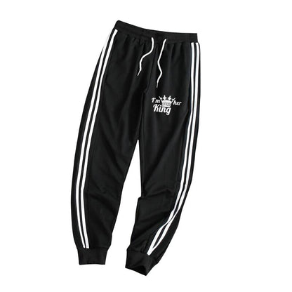 King & Queen Couple Sweatpants black 