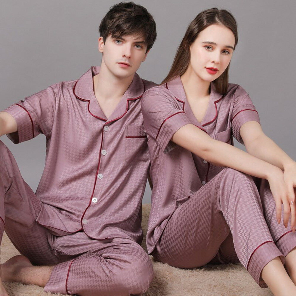Couple Matching Pajamas CO05-04 PINK