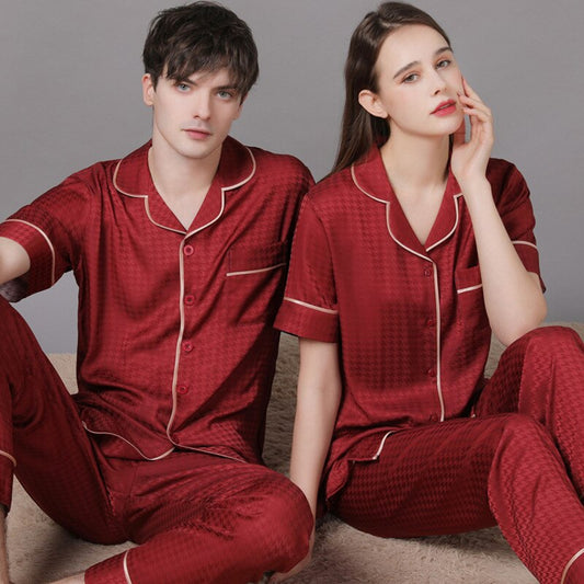 Couple Matching Pajamas CO05-04 RED