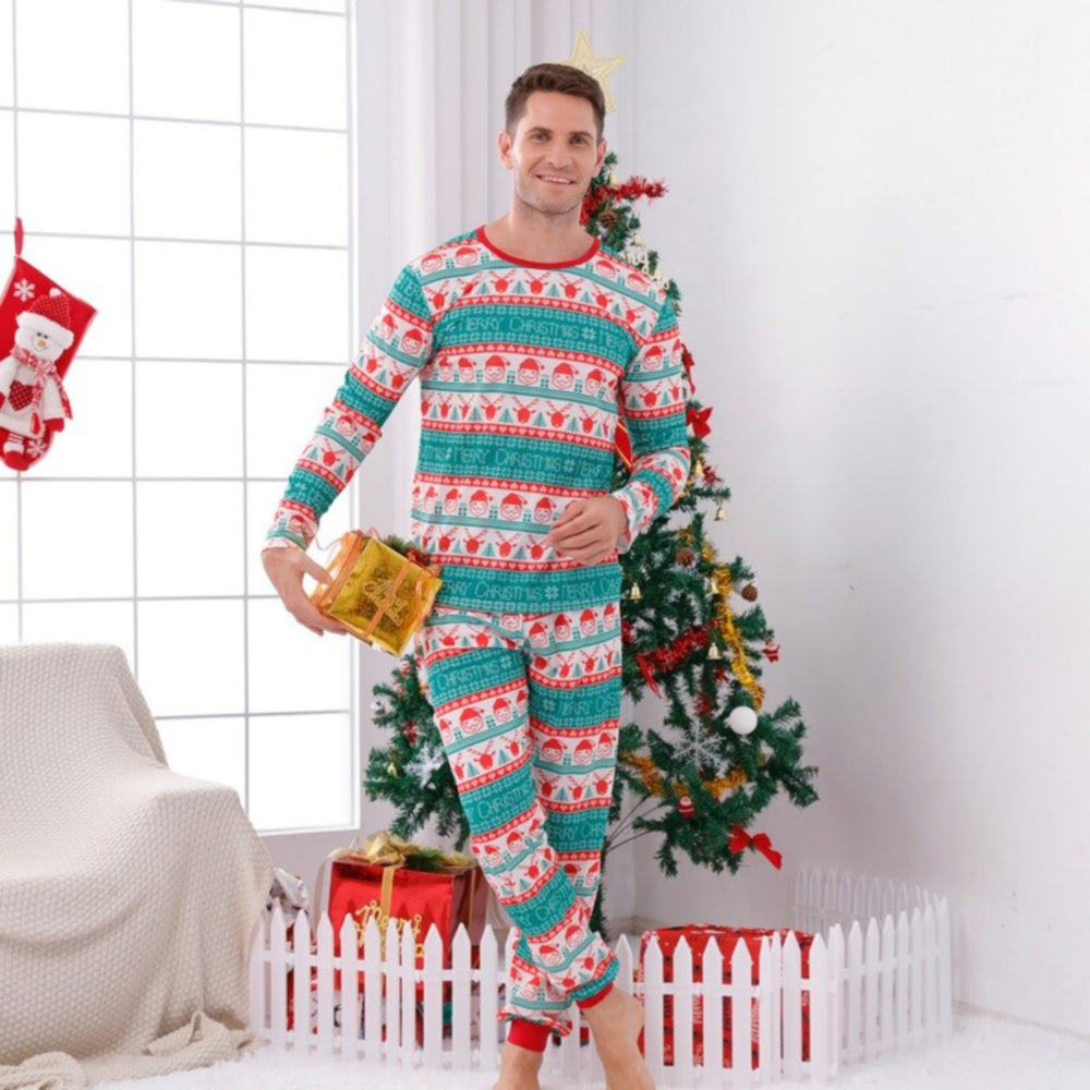 Ugly Pattern Christmas Couple Pajamas