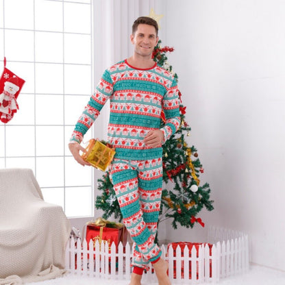 Ugly Pattern Christmas Couple Pajamas