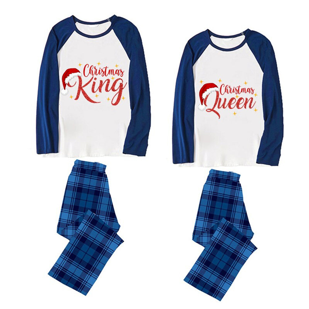 Christmas King and Queen Couple Pajamas