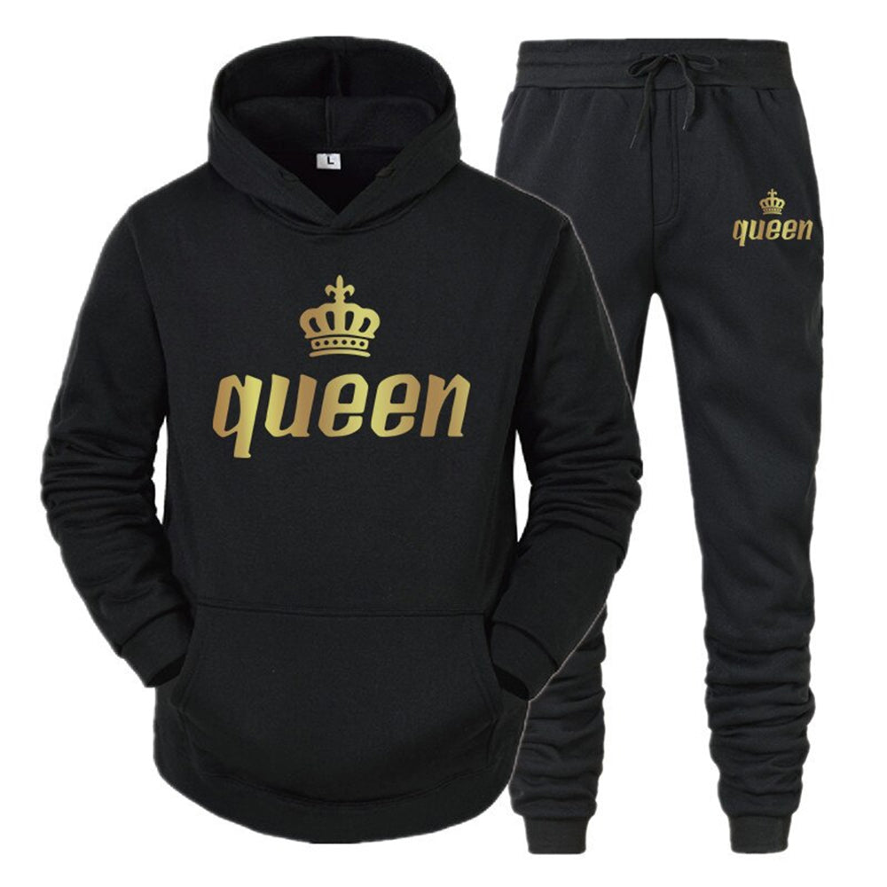 King & Queen Couple Sweatsuits Tracksuits