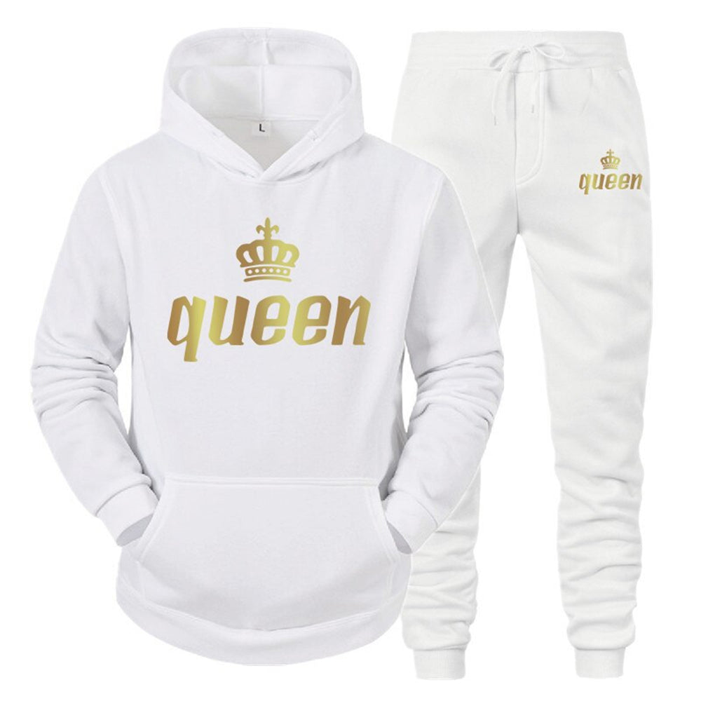 King & Queen Couple Sweatsuits Tracksuits