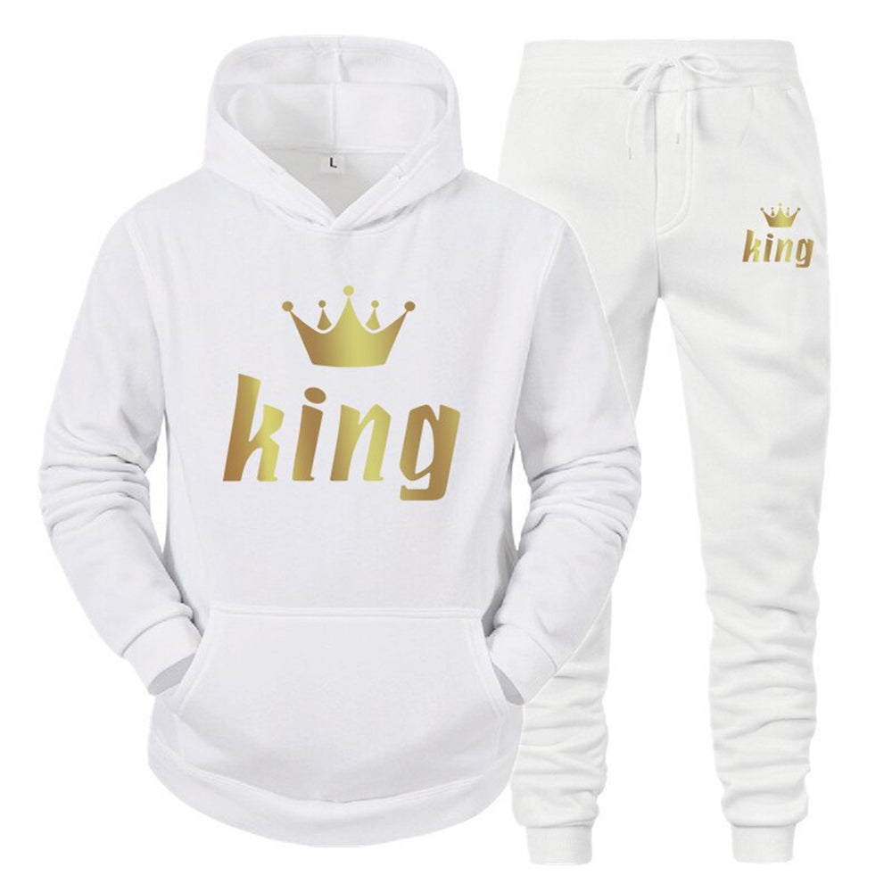 King & Queen Couple Sweatsuits Tracksuits