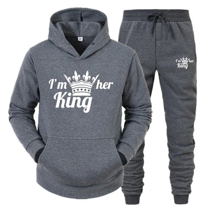 I'm Her King I'm His Queen Couple Sweatsuits