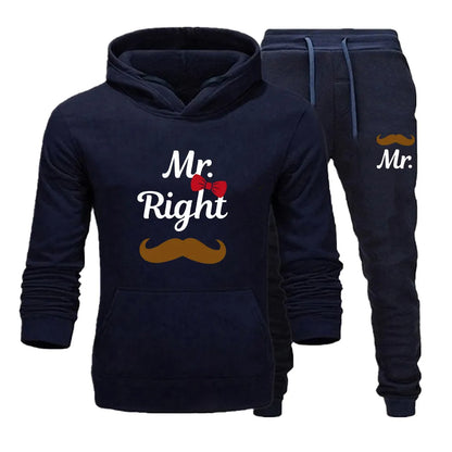 Mr Right & Mrs Always Right Couple Tracksuits