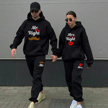 Mr Right & Mrs Always Right Couple Tracksuits