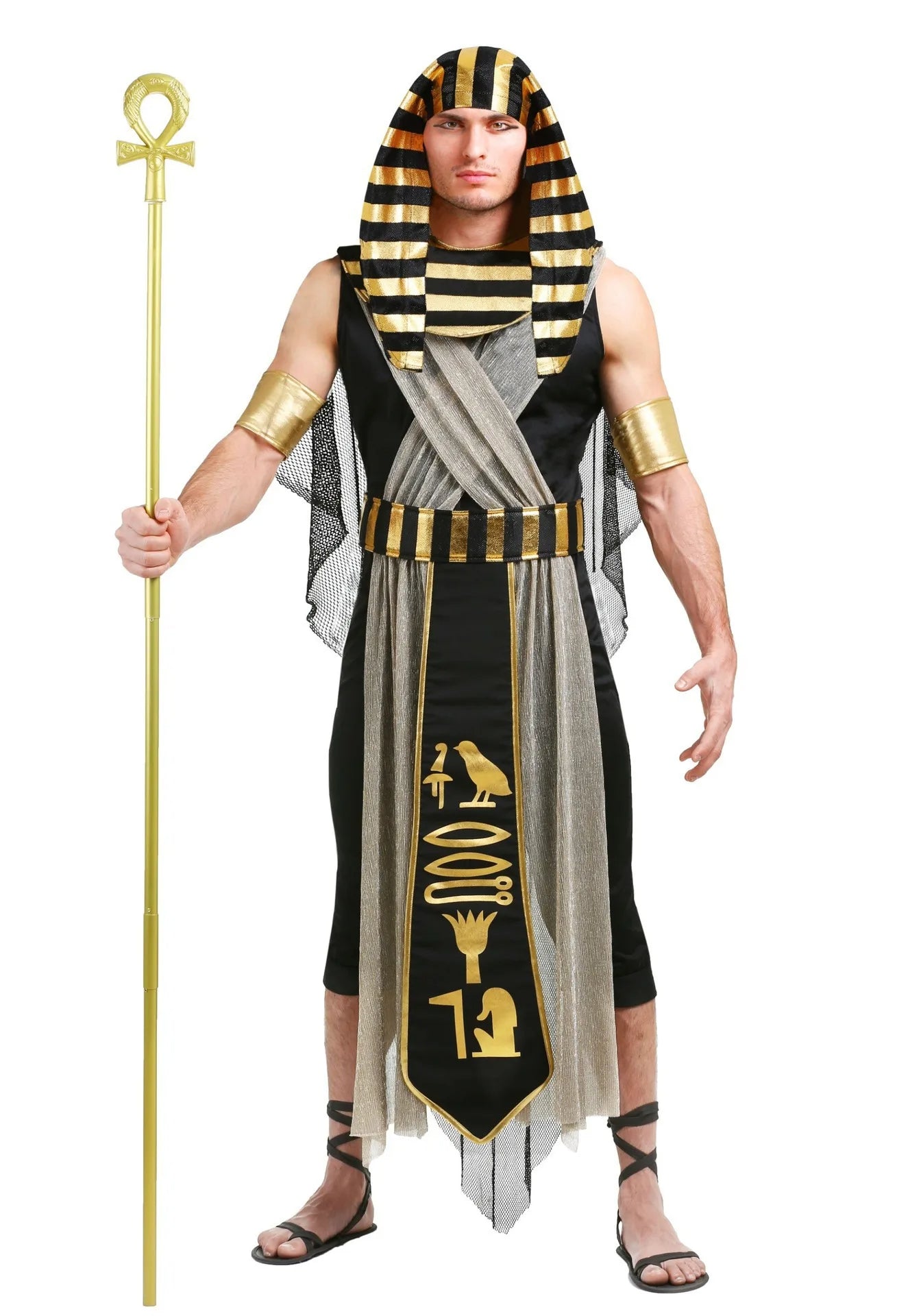 King Pharaoh Queen Cleopatra Couple Halloween Costume