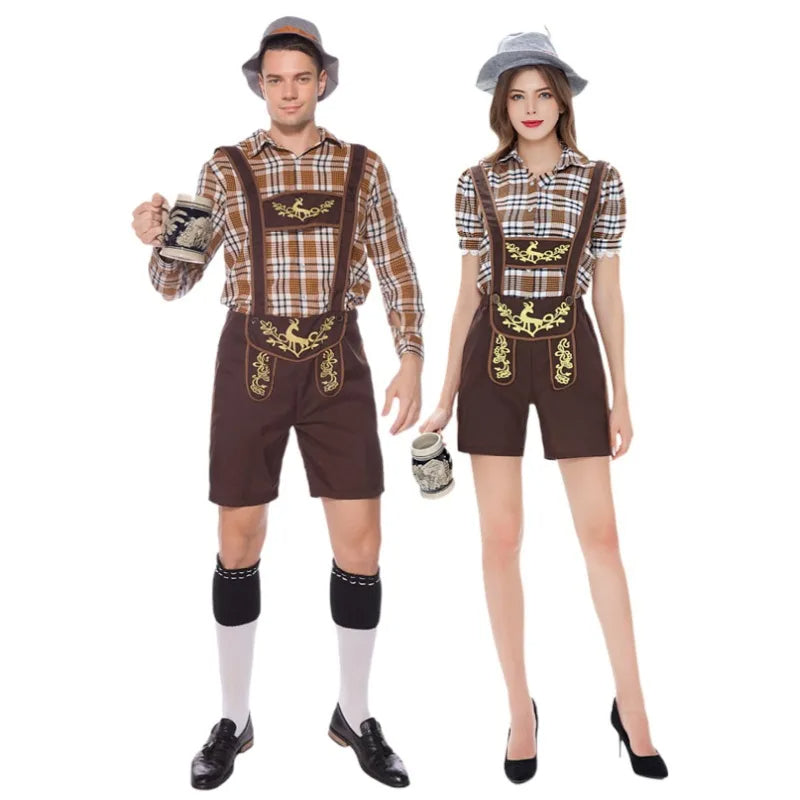 Oktoberfest Bavarian Beer Couple Halloween Costume