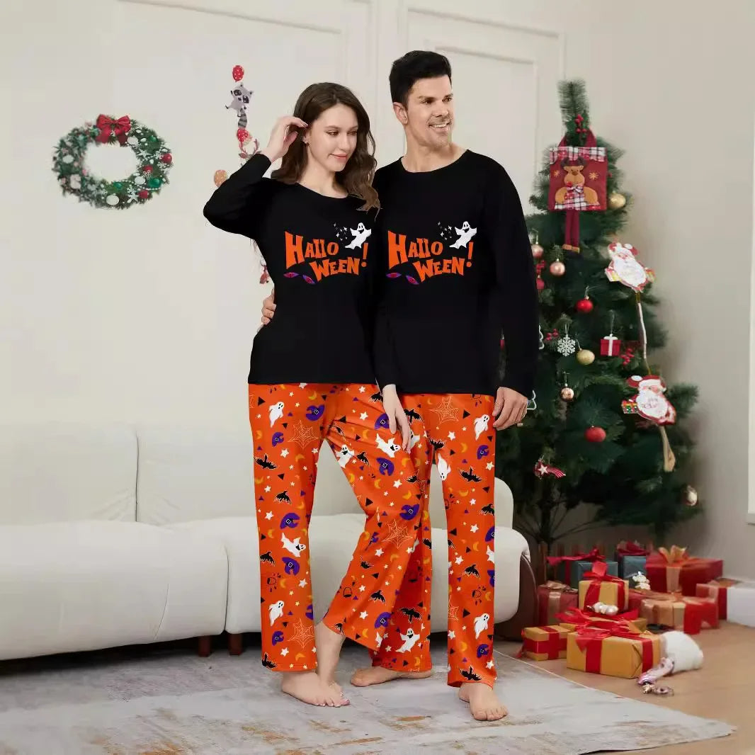 Hallo Ween Couple Pajamas Pjs