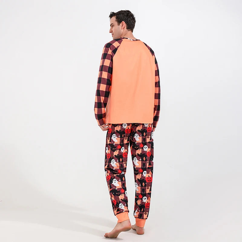 Halloween Party Couple Pajamas - BACK