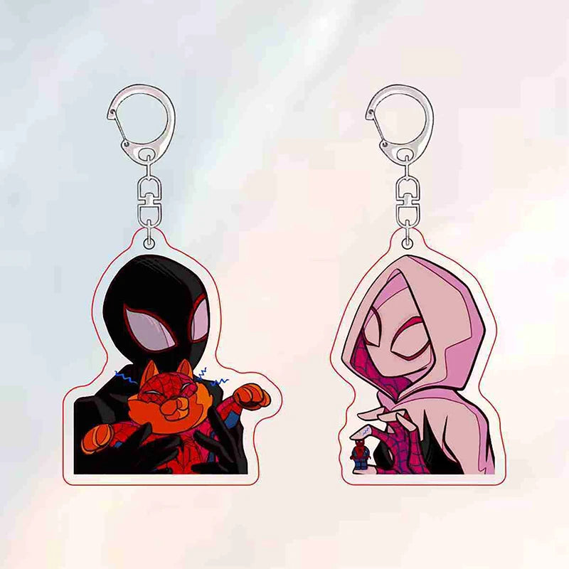 Spiderman Couple Keychains