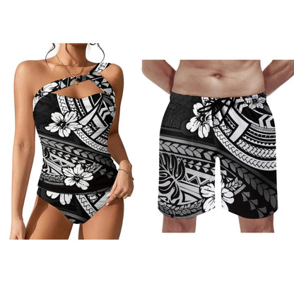 Women's Bikini Men's Short Couple Swimware