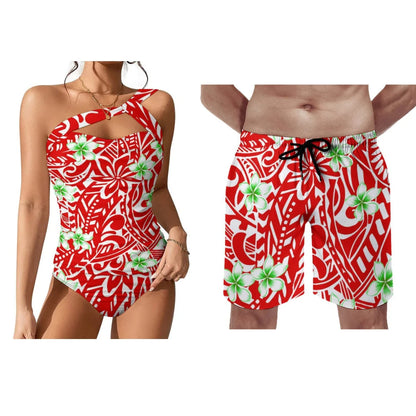 Women's Bikini Men's Short Couple Swimware