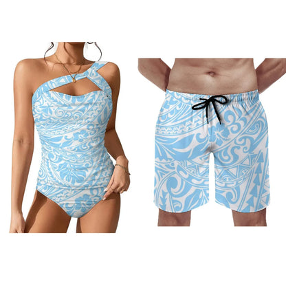 Women's Bikini Men's Short Couple Swimware