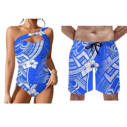 Women's Bikini Men's Short Couple Swimware