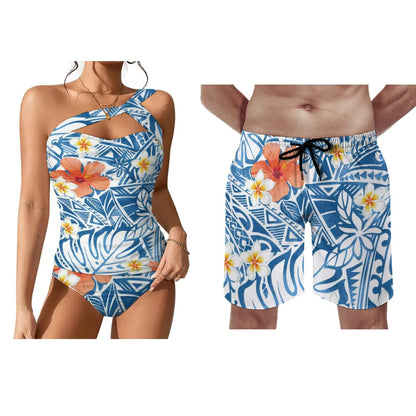 Women's Bikini Men's Short Couple Swimware